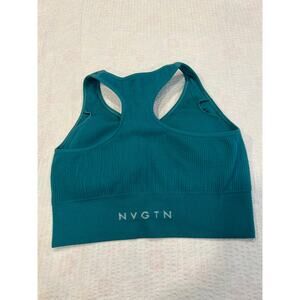 NVGTN teal sports bra size M women